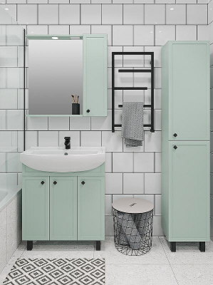 Тумба под раковину Runo Римини 75 00-00001275 Мята