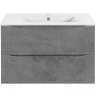 Тумба под раковину Vincea Mia Slim 80 VMC-2MC800S1BT подвесная Beton, купить, цена, заказать, магазин, доставка, скидка, промокод, купить, цена, заказать, магазин, доставка, скидка, промокод