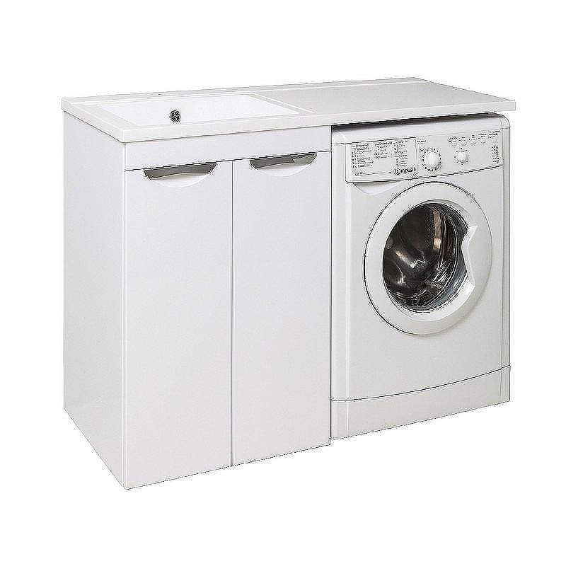 Тумба под раковину Runo Лира 120 УТ000003443 Белая, купить, цена, заказать, магазин, доставка, скидка, промокод, купить, цена, заказать, магазин, доставка, скидка, промокод