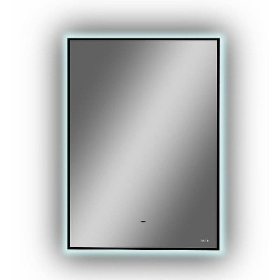 Зеркало Bond Cube 60x80 M36ZE-6080 с подсветкой Черное с бесконтактным выключателем