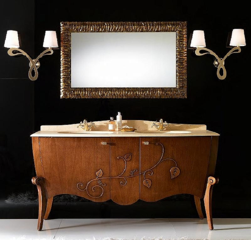 Зеркало Cezares Cavalli 120 CAVALLI 1200x30x750 Noce Foglia oro, купить, цена, заказать, магазин, доставка, скидка, промокод, купить, цена, заказать, магазин, доставка, скидка, промокод