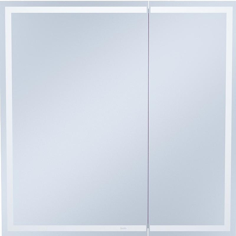 Зеркальный шкаф Iddis Zodiac 80 ZOD8000i99 с подсветкой Белый, купить, цена, заказать, магазин, доставка, скидка, промокод, купить, цена, заказать, магазин, доставка, скидка, промокод