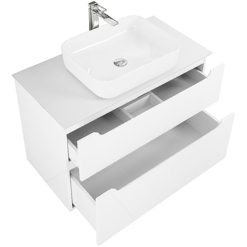 Тумба под раковину BelBagno Etna-H60 80 ETNA-H60-800-2C-SO-BL-P подвесная Bianco Lucido, купить, цена, заказать, магазин, доставка, скидка, промокод, купить, цена, заказать, магазин, доставка, скидка, промокод