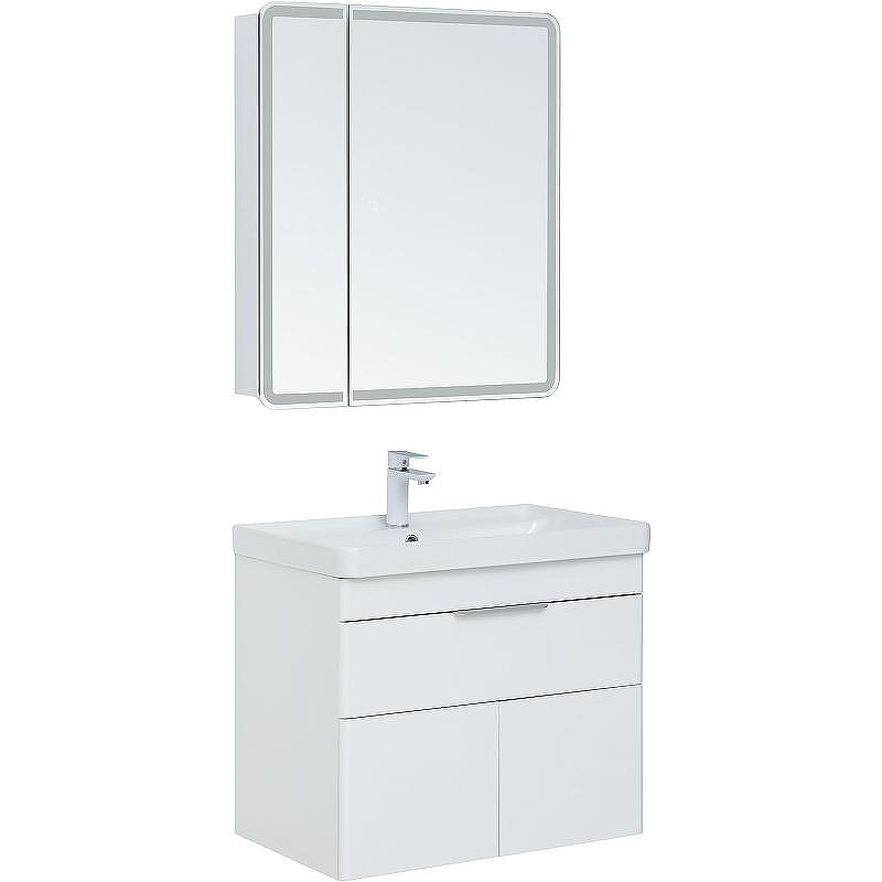 Тумба под раковину Aquanet Ирис new 70 310149 подвесная Белый глянец, купить, цена, заказать, магазин, доставка, скидка, промокод, купить, цена, заказать, магазин, доставка, скидка, промокод