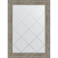 Зеркало Evoform Exclusive-G 102х75 BY 4186 с гравировкой в багетной раме - Виньетка античное серебро 85, купить, цена, заказать, магазин, доставка, скидка, промокод, купить, цена, заказать, магазин, доставка, скидка, промокод