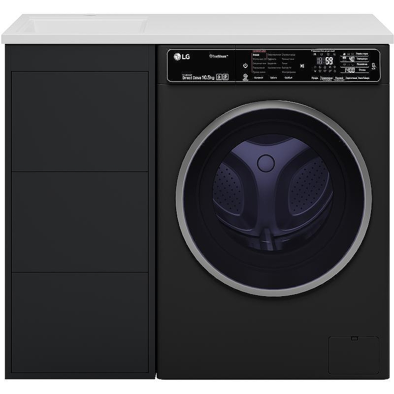 Тумба под раковину Brevita Grafit 100 GRA-01040-013Я Графит матовый, купить, цена, заказать, магазин, доставка, скидка, промокод, купить, цена, заказать, магазин, доставка, скидка, промокод