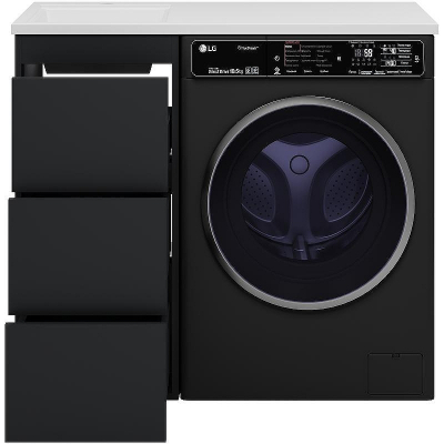 Тумба под раковину Brevita Grafit 100 GRA-01040-013Я Графит матовый