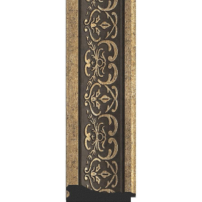 Зеркало Evoform Exclusive-G Floor 204х84 BY 6332 с гравировкой в багетной раме - Вензель серебряный 101