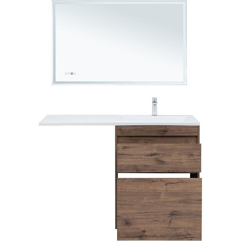 Тумба с раковиной Aquanet Токио 130 R 335590 Дуб веллингтон, купить, цена, заказать, магазин, доставка, скидка, промокод, купить, цена, заказать, магазин, доставка, скидка, промокод