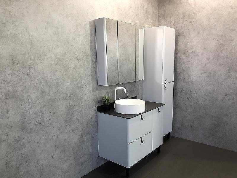 Зеркальный шкаф Comforty Сорренто 90 00-00001968 Светло серый, купить, цена, заказать, магазин, доставка, скидка, промокод, купить, цена, заказать, магазин, доставка, скидка, промокод