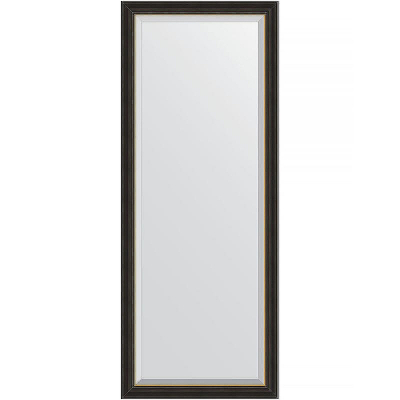Зеркало Evoform Exclusive Floor 198х79 BY 6185 с фацетом в багетной раме - Черное дерево с золотом 71