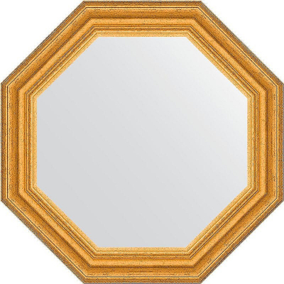 Зеркало Evoform Octagon 53х53 BY 3733 в багетной раме - Состаренное золото 67