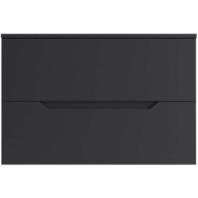 Тумба под раковину Orange Line 80 Li-80TugMDF подвесная Графит матовый