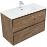 Тумба под раковину Aquanet Милан 100 336380 подвесная Дуб рустикальный, купить, цена, заказать, магазин, доставка, скидка, промокод, купить, цена, заказать, магазин, доставка, скидка, промокод
