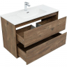 Тумба под раковину Aquanet Милан 100 336380 подвесная Дуб рустикальный, купить, цена, заказать, магазин, доставка, скидка, промокод, купить, цена, заказать, магазин, доставка, скидка, промокод