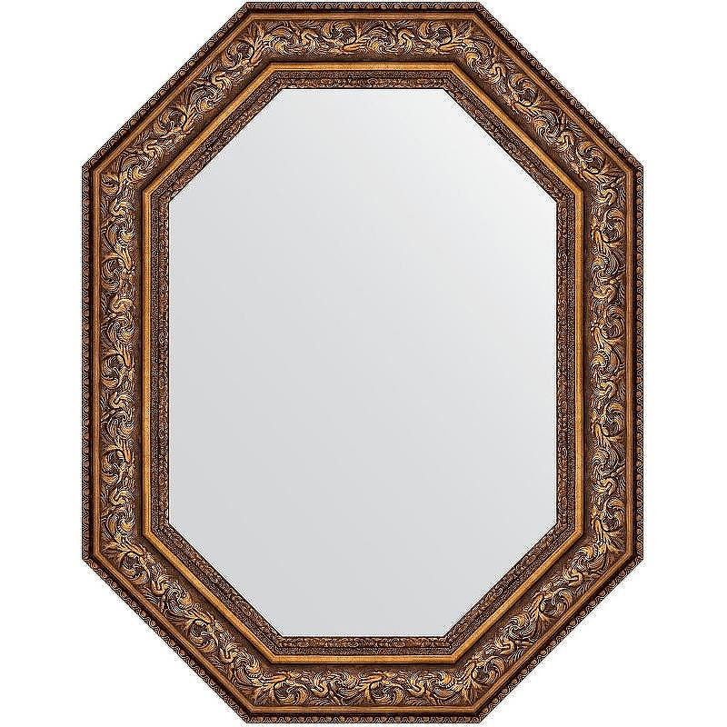 Зеркало Evoform Polygon 90х70 BY 7259 в багетной раме - Виньетка состаренная бронза 109, купить, цена, заказать, магазин, доставка, скидка, промокод, купить, цена, заказать, магазин, доставка, скидка, промокод