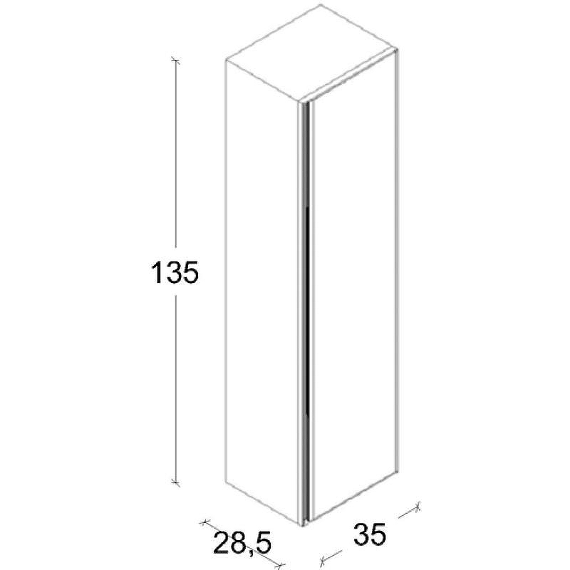 Шкаф пенал Boheme Armadi Art Quatro 35 791-CM-RIB-MG подвесной Кашемир профиль Золото матовое, купить, цена, заказать, магазин, доставка, скидка, промокод, купить, цена, заказать, магазин, доставка, скидка, промокод