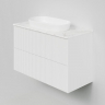 Тумба под раковину La Fenice Terra Twin 100 FNC-01-TER-B-100-2 подвесная Белая матовая, купить, цена, заказать, магазин, доставка, скидка, промокод, купить, цена, заказать, магазин, доставка, скидка, промокод