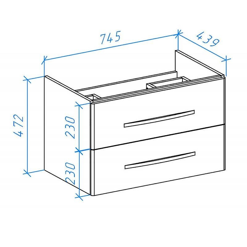 Тумба под раковину Bellezza Рокко 80 4635313670037 подвесная Красная Белая, купить, цена, заказать, магазин, доставка, скидка, промокод, купить, цена, заказать, магазин, доставка, скидка, промокод