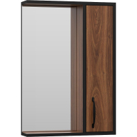 Зеркало со шкафом Misty Кедр 50 R П-Кед04050-011П Орех Черное, купить, цена, заказать, магазин, доставка, скидка, промокод, купить, цена, заказать, магазин, доставка, скидка, промокод