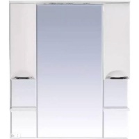 Зеркало со шкафом Brevita София 120 П-Соф02120-011Св с подсветкой Белое, купить, цена, заказать, магазин, доставка, скидка, промокод, купить, цена, заказать, магазин, доставка, скидка, промокод