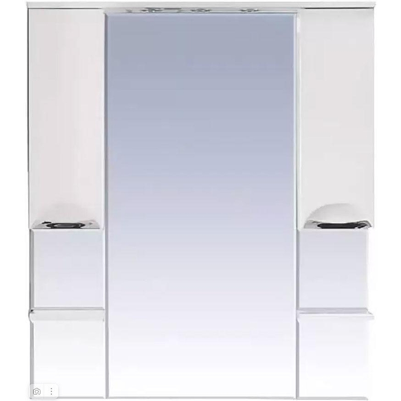 Зеркало со шкафом Brevita София 120 П-Соф02120-011Св с подсветкой Белое, купить, цена, заказать, магазин, доставка, скидка, промокод, купить, цена, заказать, магазин, доставка, скидка, промокод