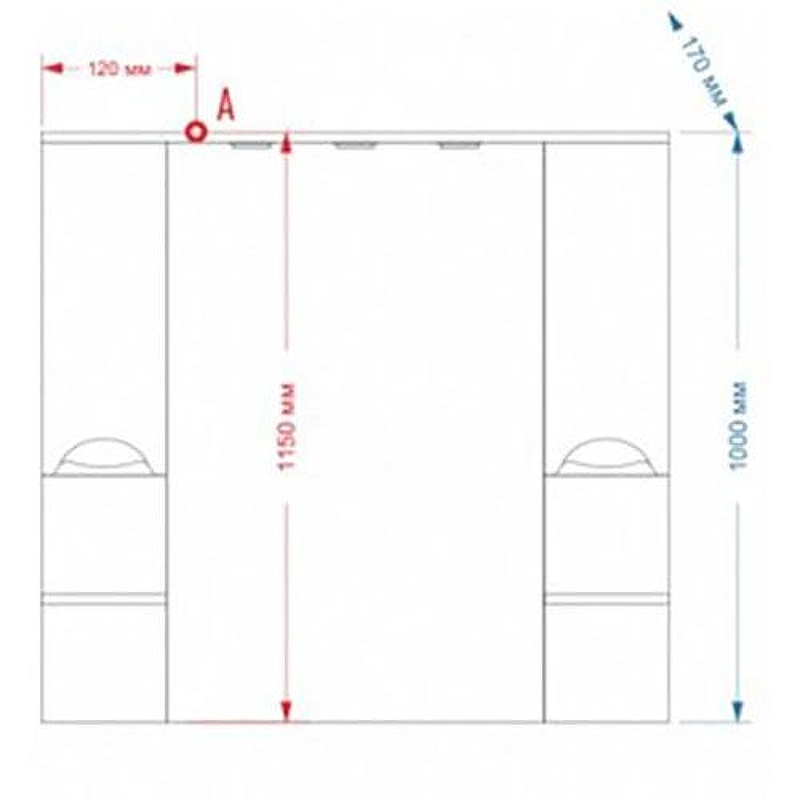 Зеркало со шкафом Brevita София 120 П-Соф02120-011Св с подсветкой Белое, купить, цена, заказать, магазин, доставка, скидка, промокод, купить, цена, заказать, магазин, доставка, скидка, промокод
