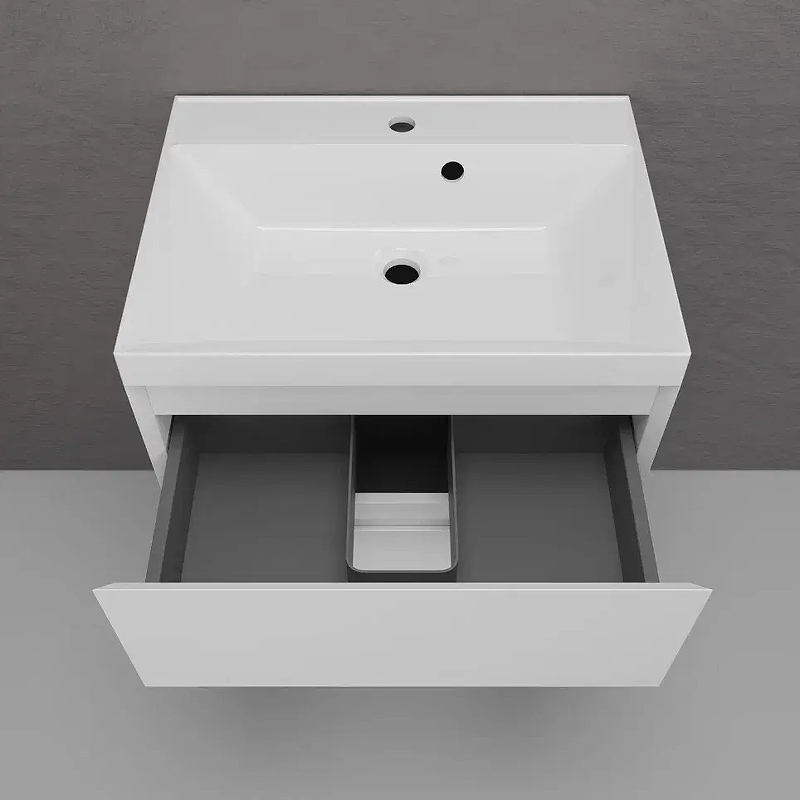 Тумба под раковину Style Line Манхэттен 60 ЛС-00002365 подвесная цвет Белый матовый, купить, цена, заказать, магазин, доставка, скидка, промокод, купить, цена, заказать, магазин, доставка, скидка, промокод