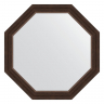Зеркало Evoform Octagon 66х66 BY 3990 в багетной раме - Палисандр 62, купить, цена, заказать, магазин, доставка, скидка, промокод, купить, цена, заказать, магазин, доставка, скидка, промокод