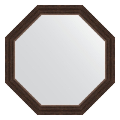Зеркало Evoform Octagon 66х66 BY 3990 в багетной раме - Палисандр 62