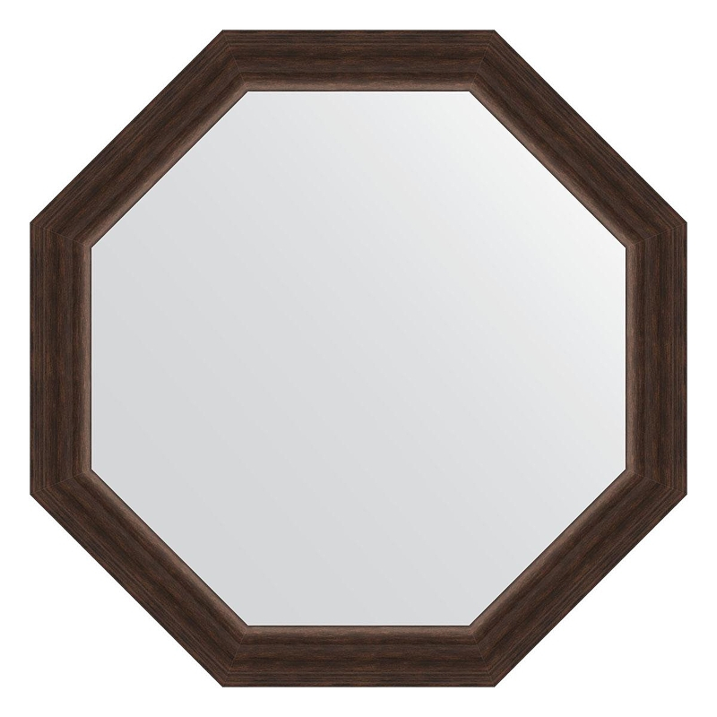 Зеркало Evoform Octagon 66х66 BY 3990 в багетной раме - Палисандр 62, купить, цена, заказать, магазин, доставка, скидка, промокод, купить, цена, заказать, магазин, доставка, скидка, промокод
