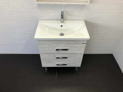 Тумба с раковиной Comforty Никосия 70Н 00-00005793 Дуб белый