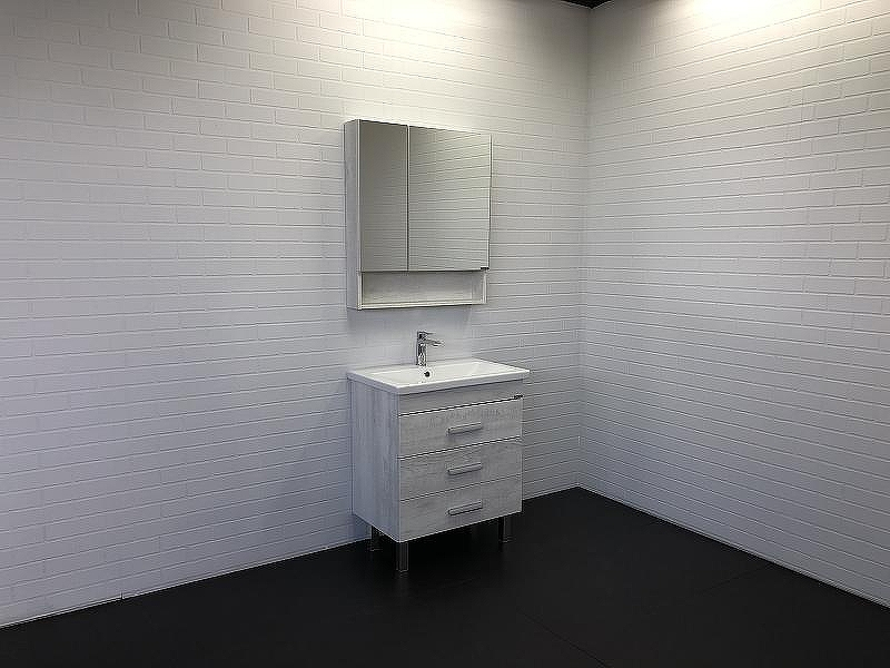 Тумба с раковиной Comforty Никосия 70Н 00-00005793 Дуб белый, купить, цена, заказать, магазин, доставка, скидка, промокод, купить, цена, заказать, магазин, доставка, скидка, промокод