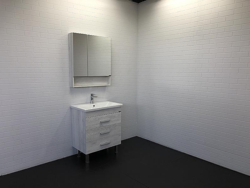 Тумба с раковиной Comforty Никосия 70Н 00-00005793 Дуб белый, купить, цена, заказать, магазин, доставка, скидка, промокод, купить, цена, заказать, магазин, доставка, скидка, промокод