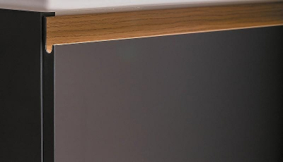 Тумба под раковину Boheme Armadi Art Capolda 85 849-085-A подвесная Антрацит