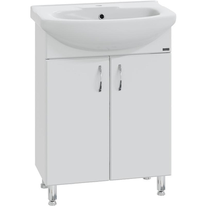 Тумба под раковину СанТа Элеганс 65 201102 Белая, купить, цена, заказать, магазин, доставка, скидка, промокод, купить, цена, заказать, магазин, доставка, скидка, промокод