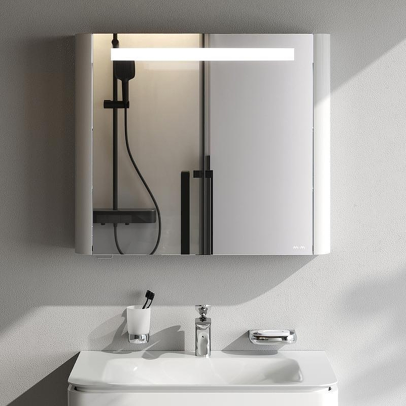 Зеркальный шкаф AM.PM Sensation 80 L M30MCL0801WG Белый глянцевый, купить, цена, заказать, магазин, доставка, скидка, промокод, купить, цена, заказать, магазин, доставка, скидка, промокод