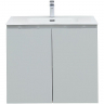 Тумба под раковину Aquanet Алвита New 80 277528 подвесная Серая матовая, купить, цена, заказать, магазин, доставка, скидка, промокод, купить, цена, заказать, магазин, доставка, скидка, промокод