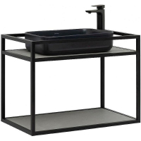 Консоль под раковину Allen Brau Liberty 75 1.33001.BB Черный браш, купить, цена, заказать, магазин, доставка, скидка, промокод, купить, цена, заказать, магазин, доставка, скидка, промокод