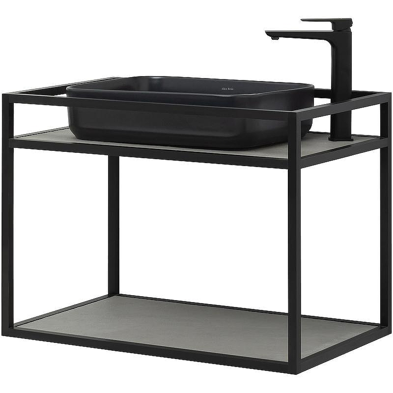 Консоль под раковину Allen Brau Liberty 75 1.33001.BB Черный браш, купить, цена, заказать, магазин, доставка, скидка, промокод, купить, цена, заказать, магазин, доставка, скидка, промокод
