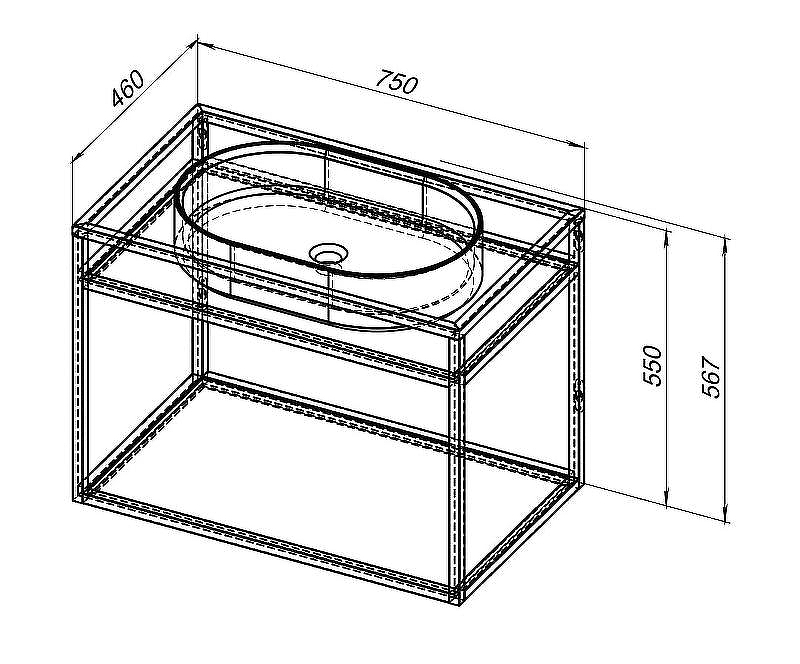 Консоль под раковину Allen Brau Liberty 75 1.33001.BB Черный браш, купить, цена, заказать, магазин, доставка, скидка, промокод, купить, цена, заказать, магазин, доставка, скидка, промокод