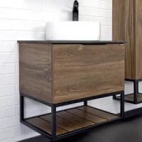 Тумба с раковиной Comforty Порто 60 00-00010676 подвесная Дуб темно-коричневый, купить, цена, заказать, магазин, доставка, скидка, промокод, купить, цена, заказать, магазин, доставка, скидка, промокод