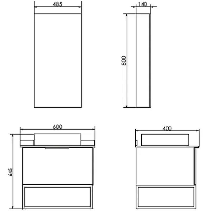 Тумба с раковиной Comforty Порто 60 00-00010676 подвесная Дуб темно-коричневый, купить, цена, заказать, магазин, доставка, скидка, промокод, купить, цена, заказать, магазин, доставка, скидка, промокод