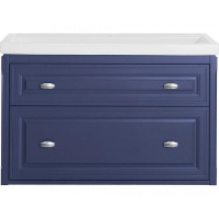 Тумба под раковину ASB-Woodline Кастелло 100 12060 подвесная Пейна (Синий), купить, цена, заказать, магазин, доставка, скидка, промокод, купить, цена, заказать, магазин, доставка, скидка, промокод