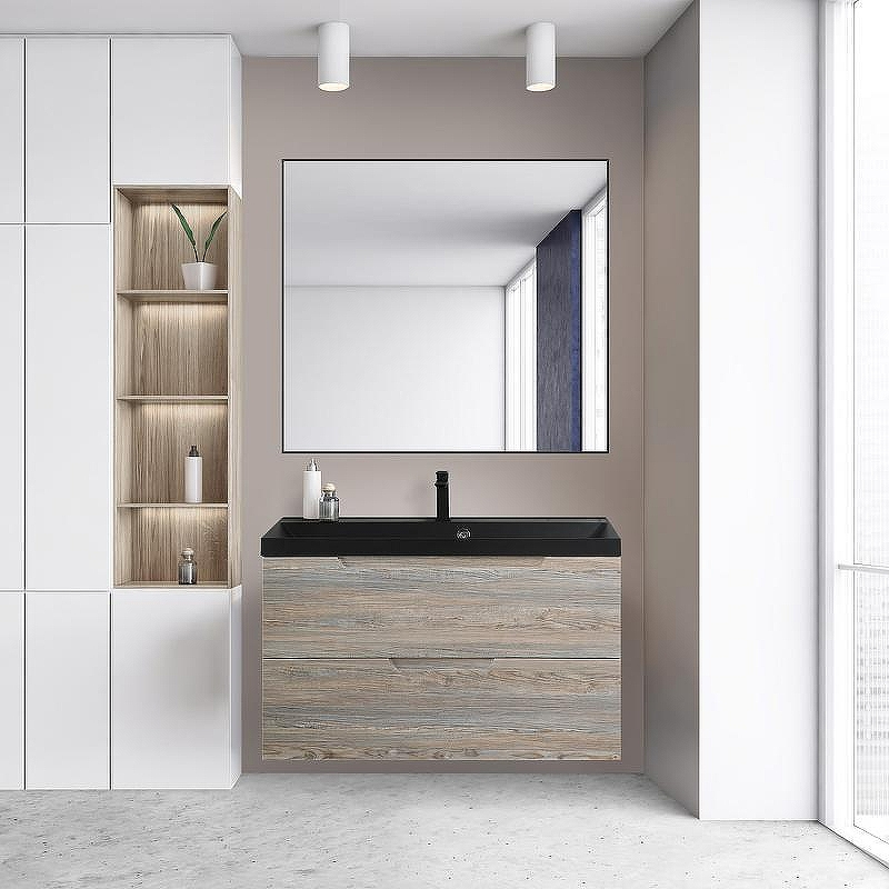 Тумба под раковину BelBagno Vittoria 100 VITTORIA-1000-2C-SO-PINO-P подвесная Pino, купить, цена, заказать, магазин, доставка, скидка, промокод, купить, цена, заказать, магазин, доставка, скидка, промокод