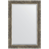 Зеркало Evoform Exclusive 93х63 BY 3434 с фацетом в багетной раме - Старое дерево с плетением 70, купить, цена, заказать, магазин, доставка, скидка, промокод, купить, цена, заказать, магазин, доставка, скидка, промокод