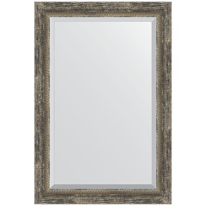 Зеркало Evoform Exclusive 93х63 BY 3434 с фацетом в багетной раме - Старое дерево с плетением 70, купить, цена, заказать, магазин, доставка, скидка, промокод, купить, цена, заказать, магазин, доставка, скидка, промокод
