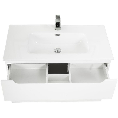 Тумба под раковину BelBagno Etna-H60 90 ETNA-H60-900-2C-SO-BL-P подвесная Bianco Lucido