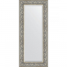 Зеркало Evoform Exclusive 140х60 BY 3528 с фацетом в багетной раме - Барокко серебро 106, купить, цена, заказать, магазин, доставка, скидка, промокод, купить, цена, заказать, магазин, доставка, скидка, промокод
