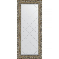 Зеркало Evoform Exclusive-G 125х55 BY 4059 с гравировкой в багетной раме - Виньетка античная латунь 85, купить, цена, заказать, магазин, доставка, скидка, промокод, купить, цена, заказать, магазин, доставка, скидка, промокод